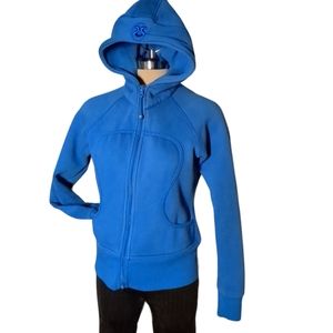 Lululemon Royal Blue Hoodie Jacket Size M.